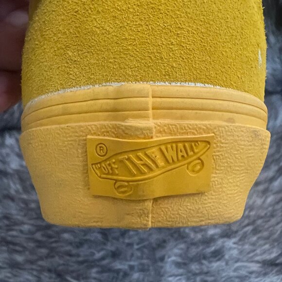 Old School Vans Yellow Croc Skin Size 9 Men's 10.5 Women's - Picture 6 of 7